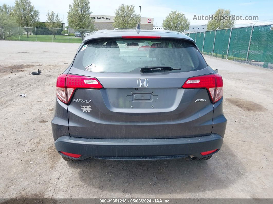 2016 Honda Hr-v Lx Серый vin: 3CZRU6H33GM753195