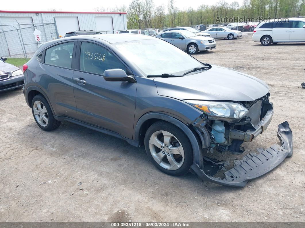 2016 Honda Hr-v Lx Серый vin: 3CZRU6H33GM753195