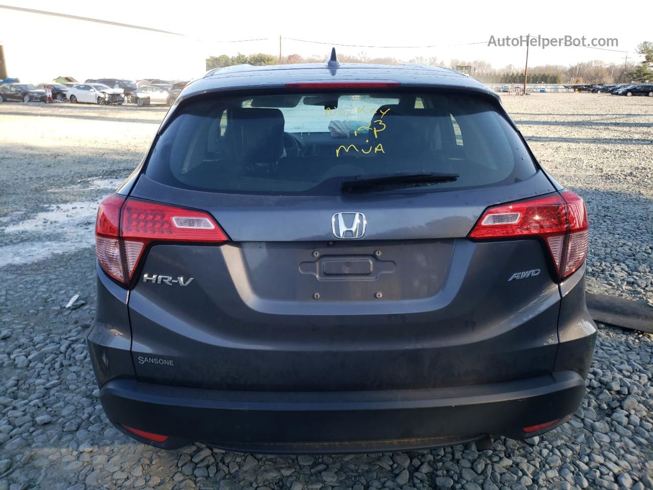 2017 Honda Hr-v Lx Blue vin: 3CZRU6H33HG706815