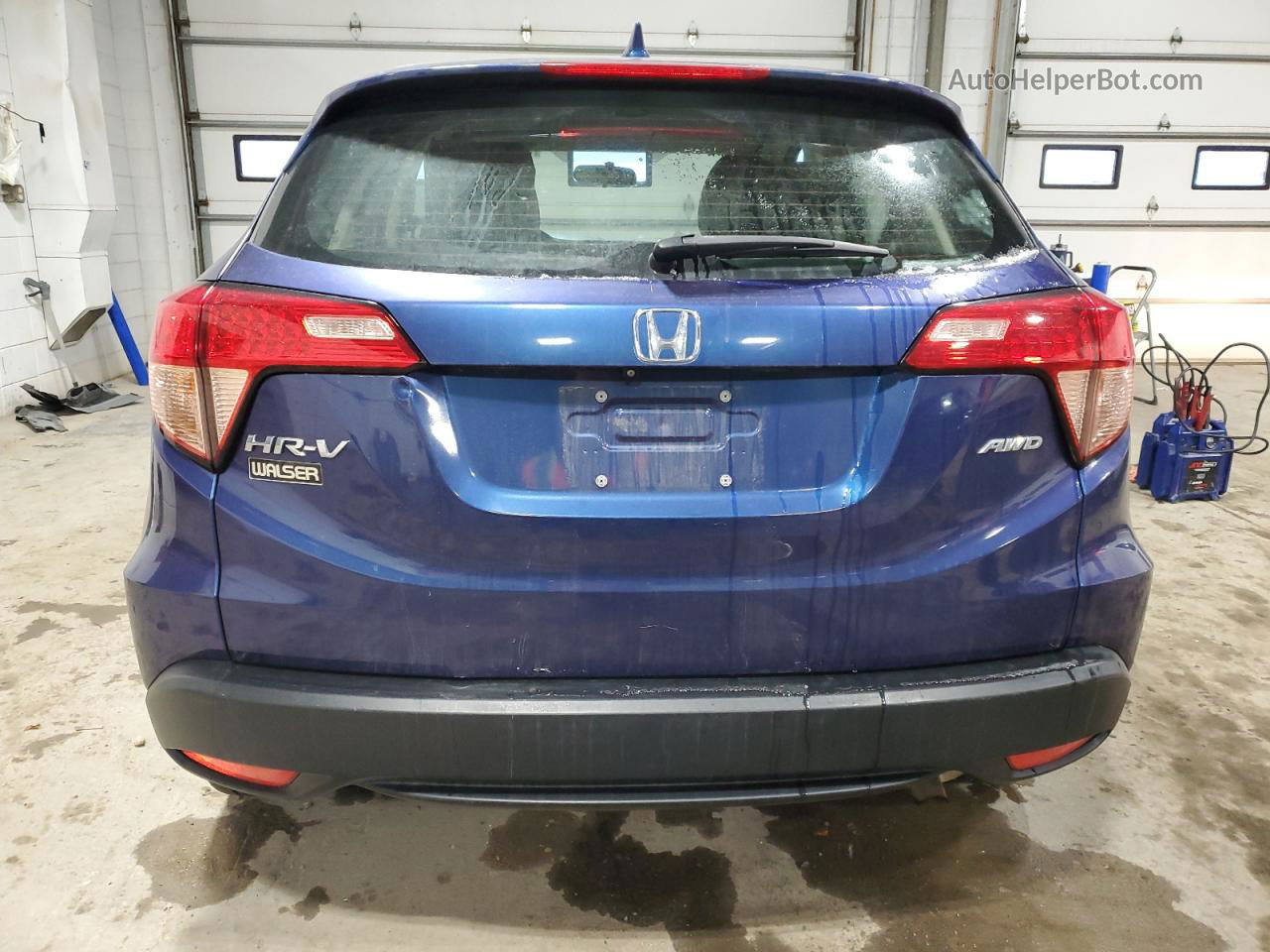 2017 Honda Hr-v Lx Blue vin: 3CZRU6H33HM703513