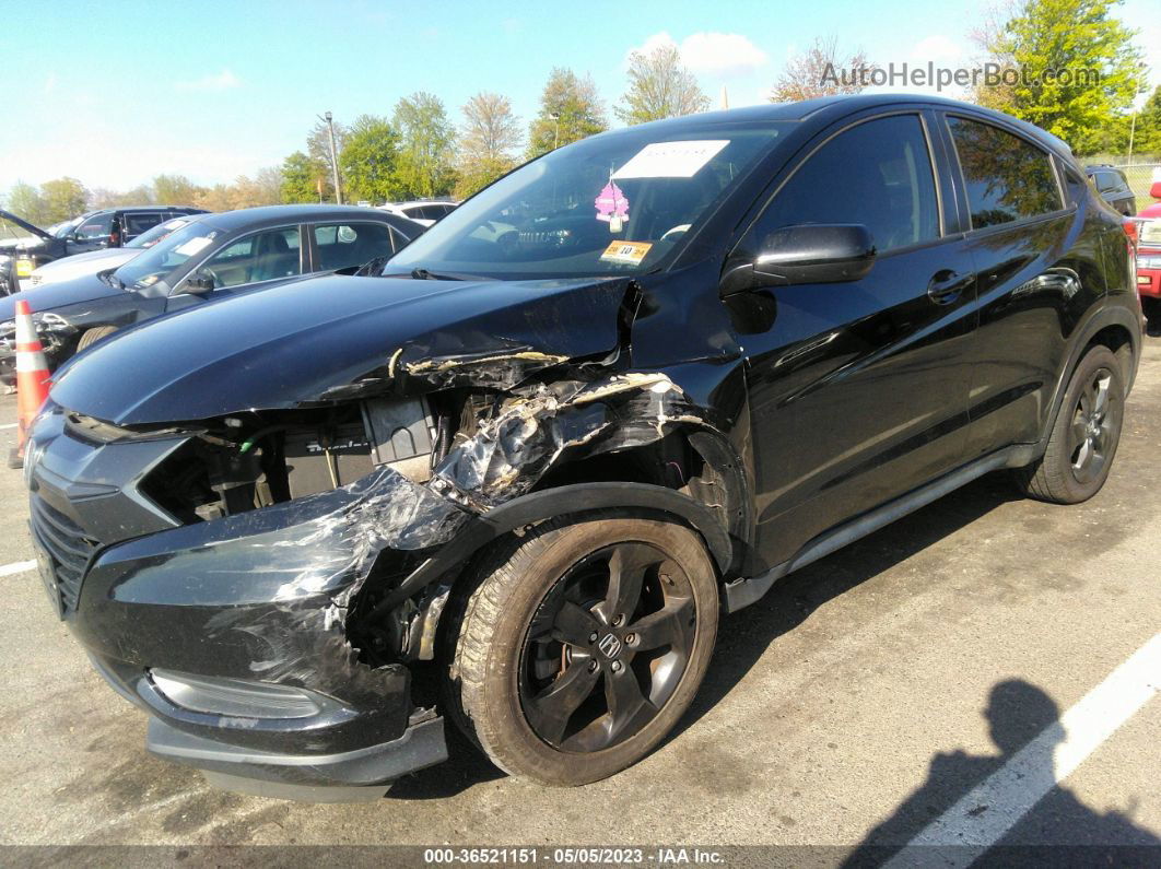 2017 Honda Hr-v Lx Black vin: 3CZRU6H33HM709795