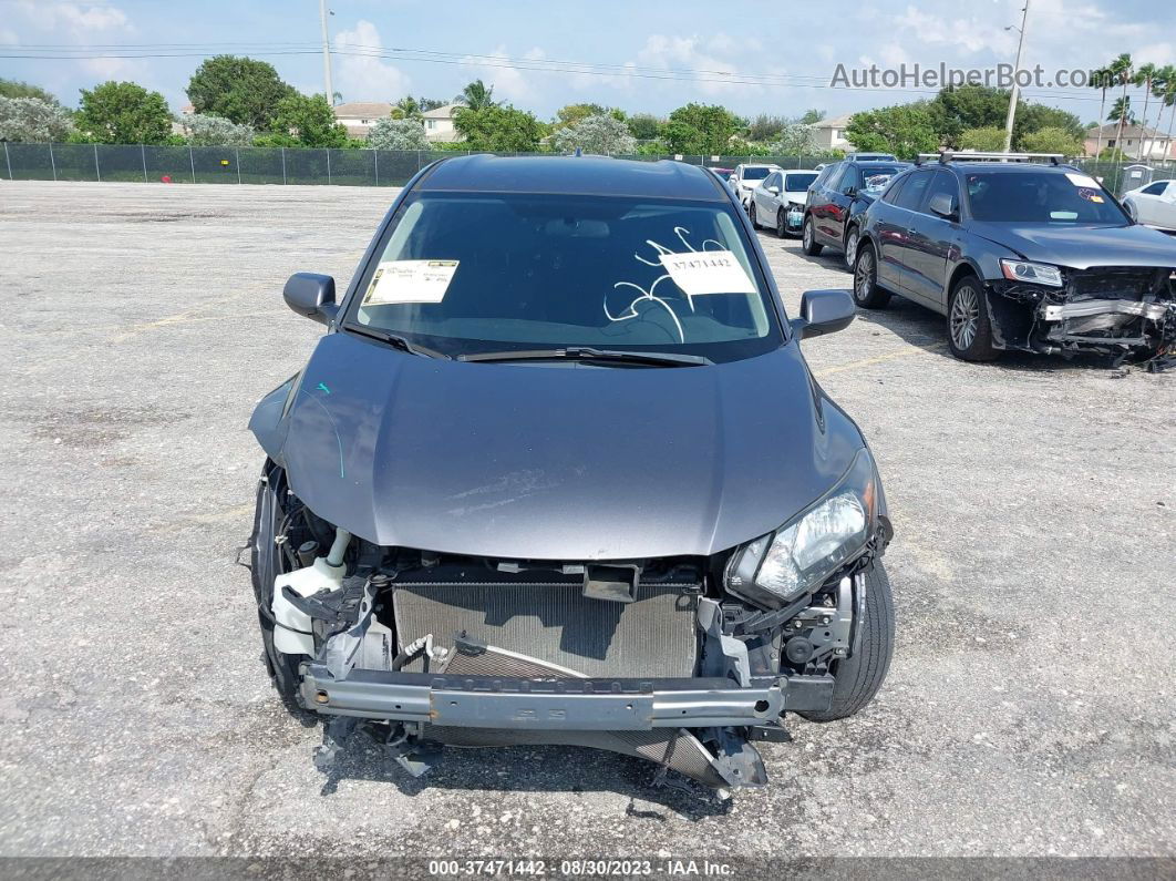 2018 Honda Hr-v Lx Gray vin: 3CZRU6H33JG705346