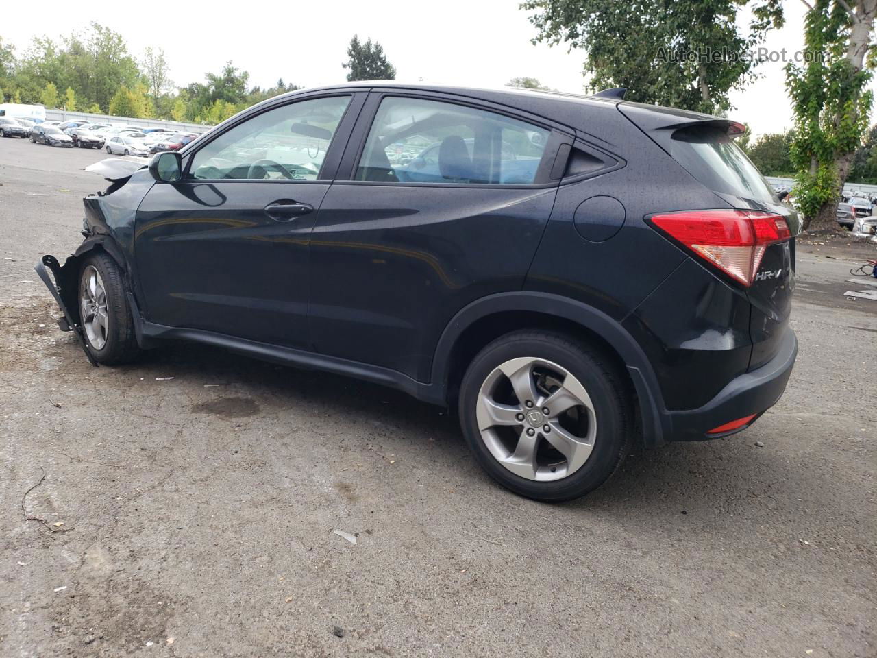 2018 Honda Hr-v Lx Black vin: 3CZRU6H33JG721501