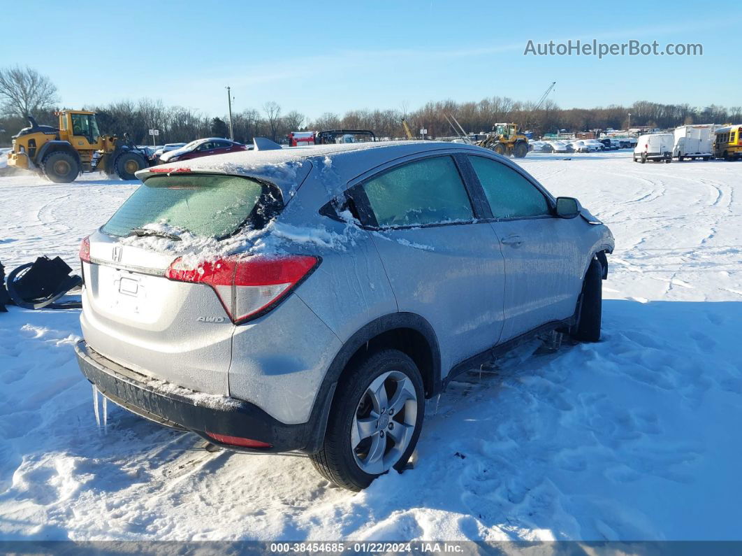 2019 Honda Hr-v Lx Серебряный vin: 3CZRU6H33KG706028