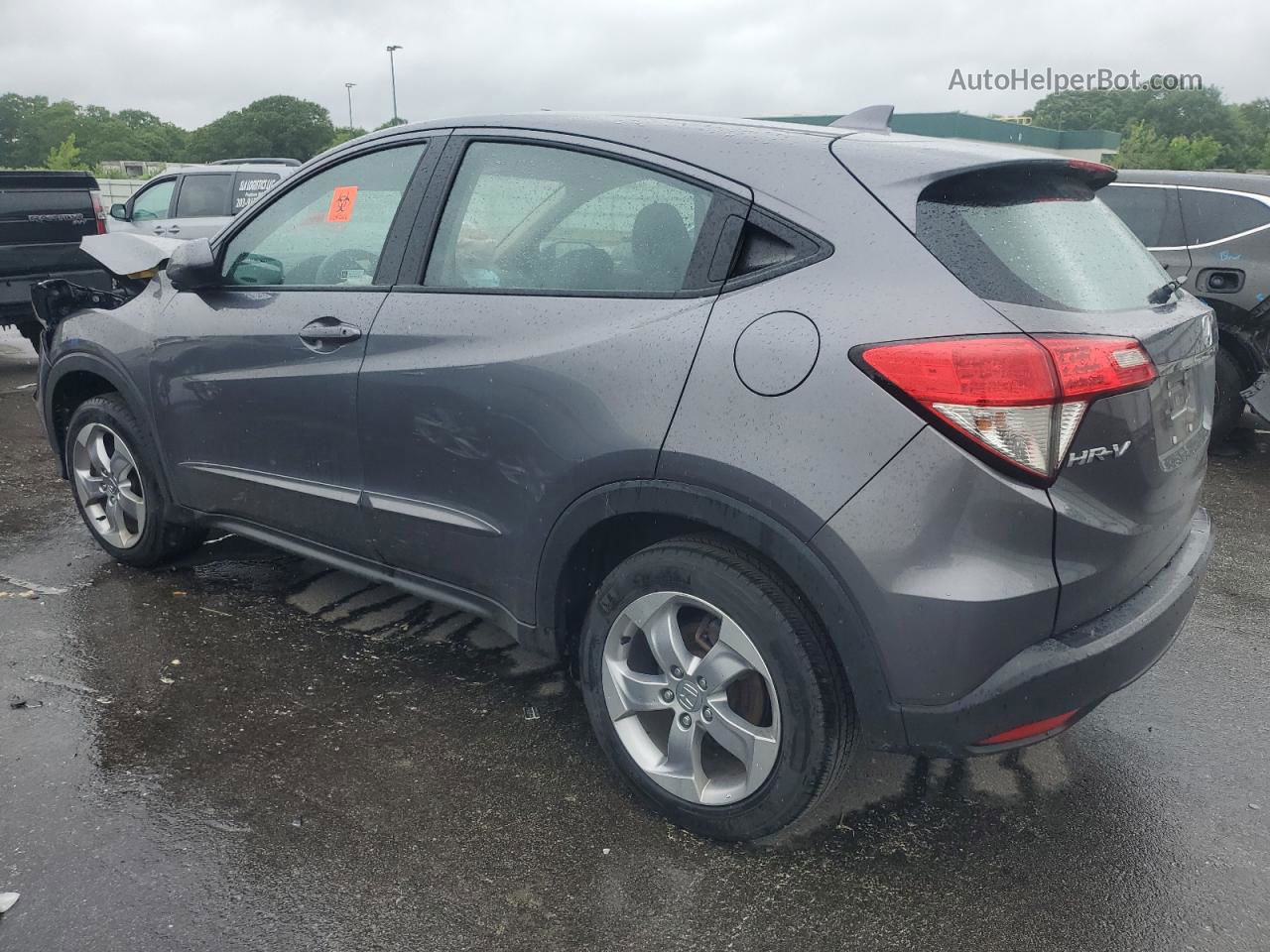 2019 Honda Hr-v Lx Gray vin: 3CZRU6H33KG718146