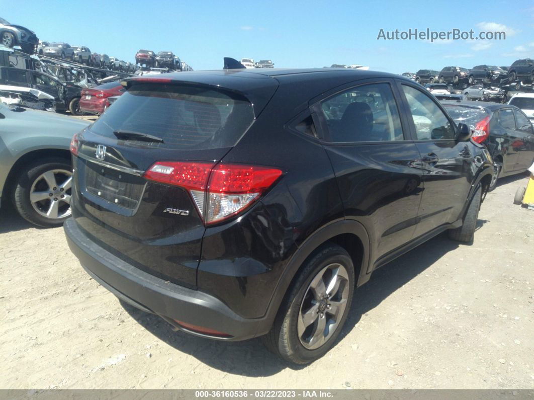 2019 Honda Hr-v Lx Black vin: 3CZRU6H33KG727509