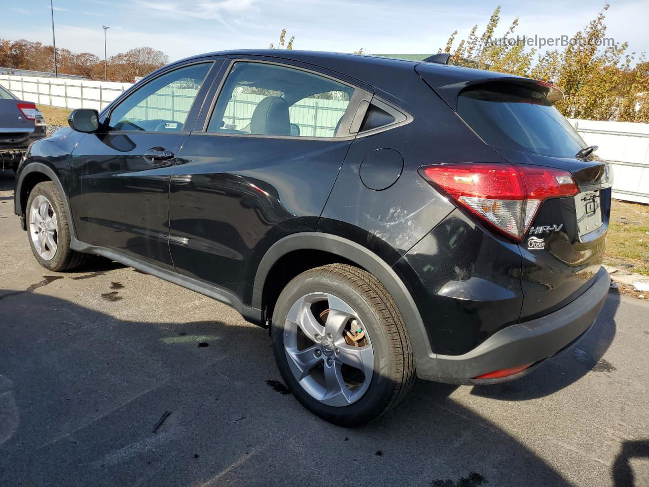 2019 Honda Hr-v Lx Black vin: 3CZRU6H33KG734489