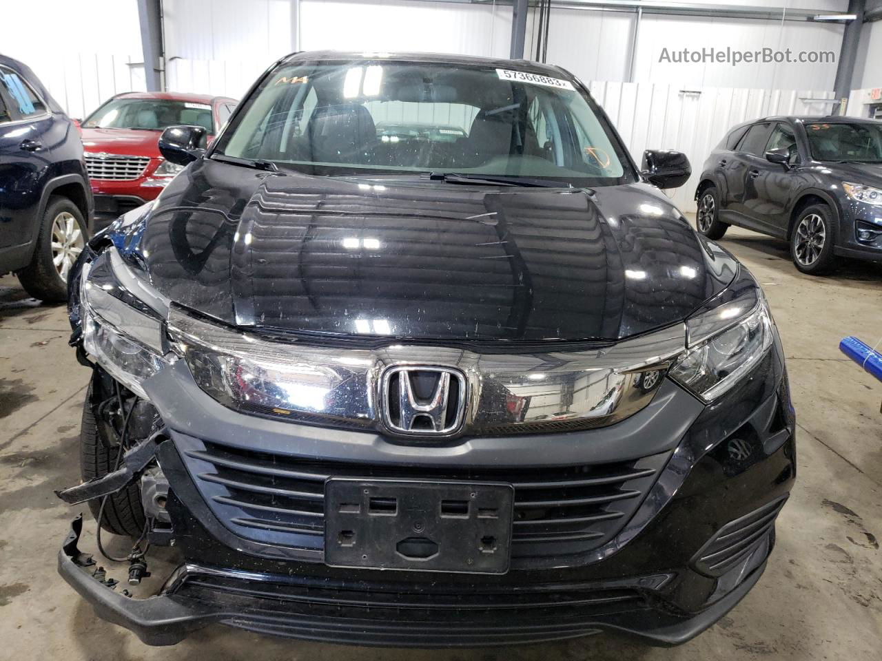 2019 Honda Hr-v Lx Black vin: 3CZRU6H33KM731917