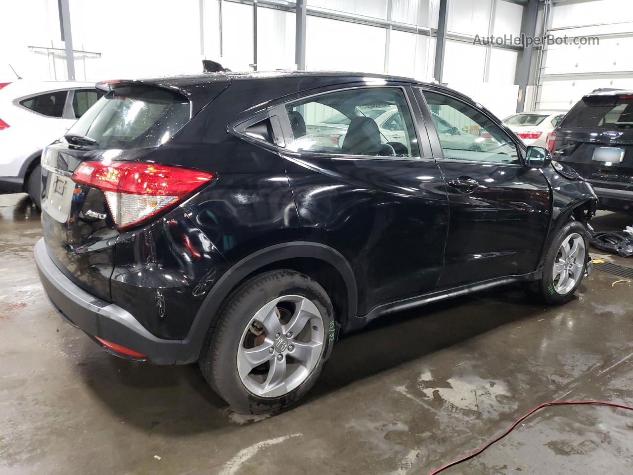 2019 Honda Hr-v Lx Black vin: 3CZRU6H33KM731917