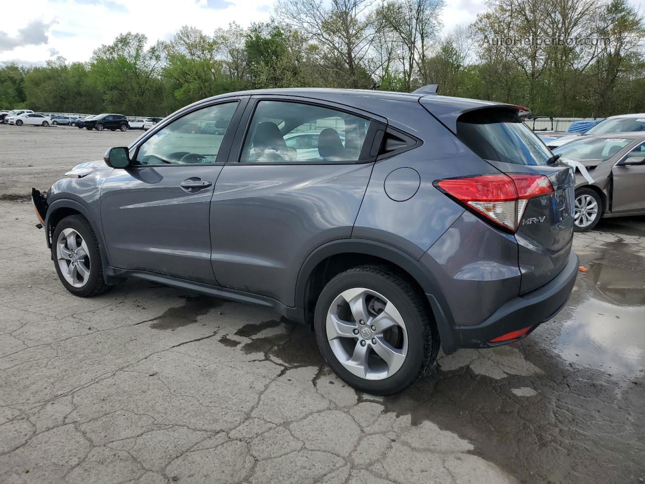 2021 Honda Hr-v Lx Gray vin: 3CZRU6H33MM716255