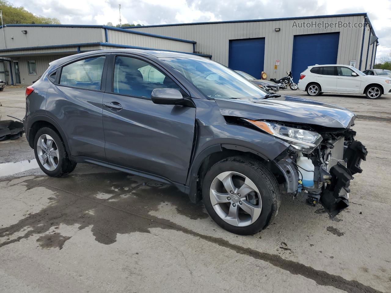 2021 Honda Hr-v Lx Gray vin: 3CZRU6H33MM716255