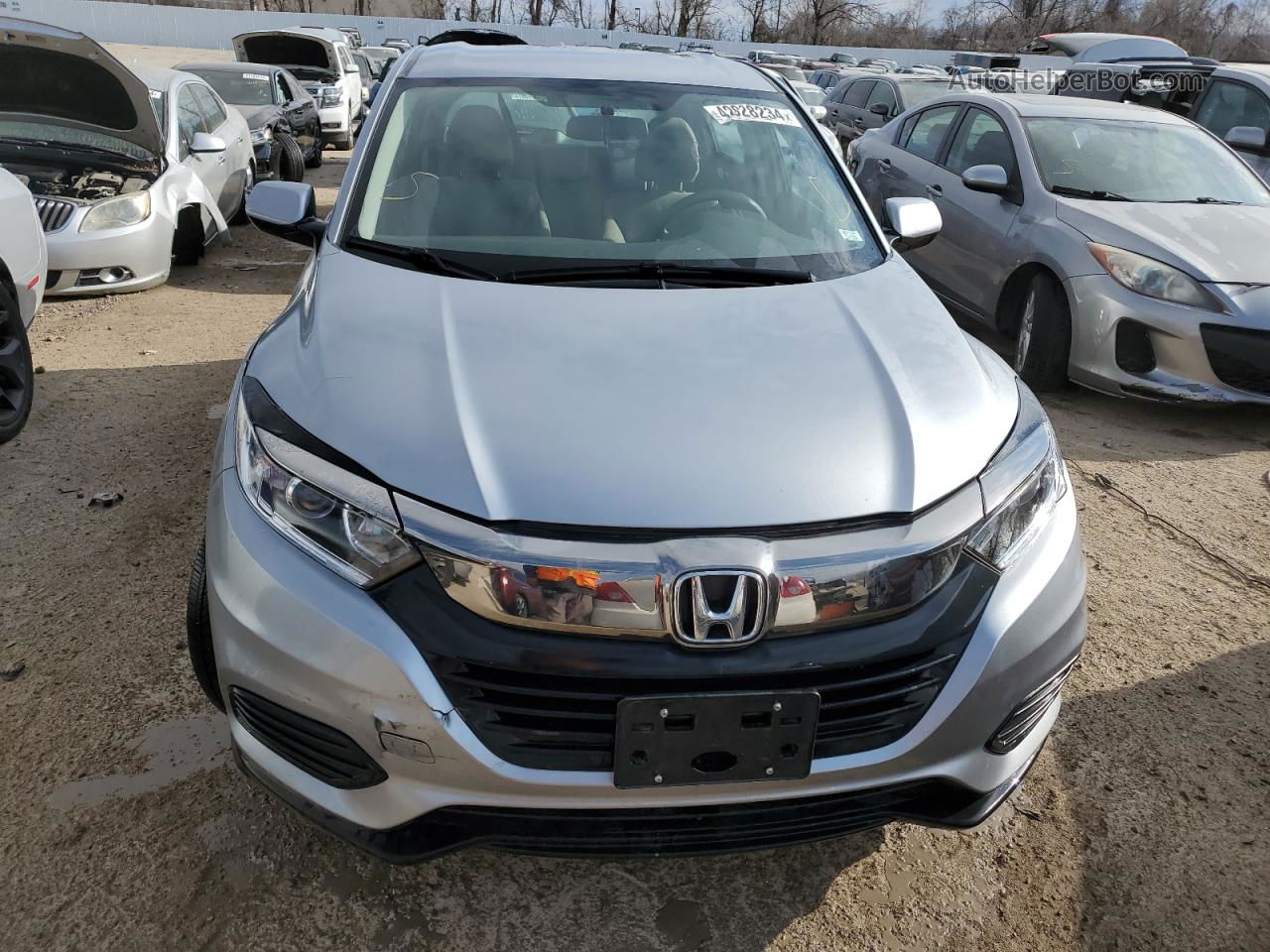 2021 Honda Hr-v Lx Silver vin: 3CZRU6H33MM722458