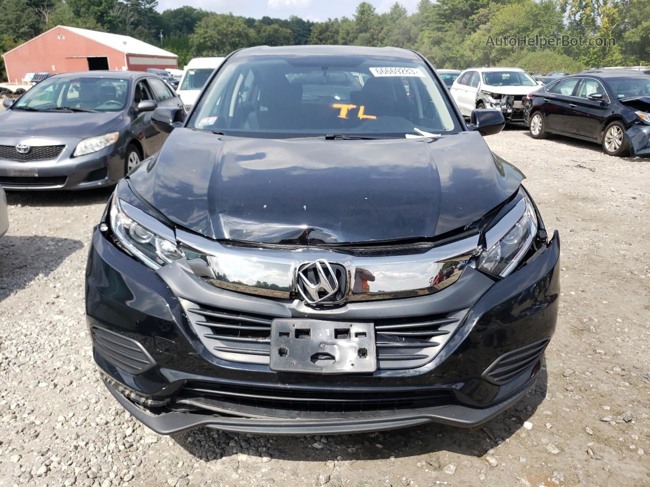 2021 Honda Hr-v Lx Black vin: 3CZRU6H33MM738837