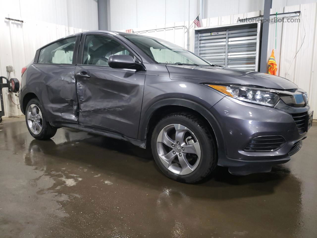 2021 Honda Hr-v Lx Серый vin: 3CZRU6H33MM741222