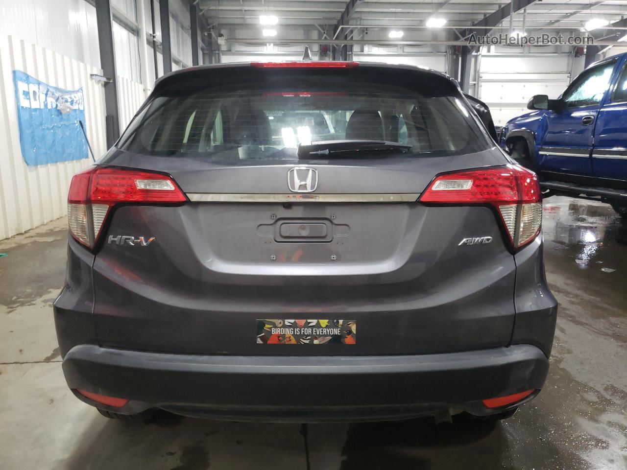 2021 Honda Hr-v Lx Gray vin: 3CZRU6H33MM741222