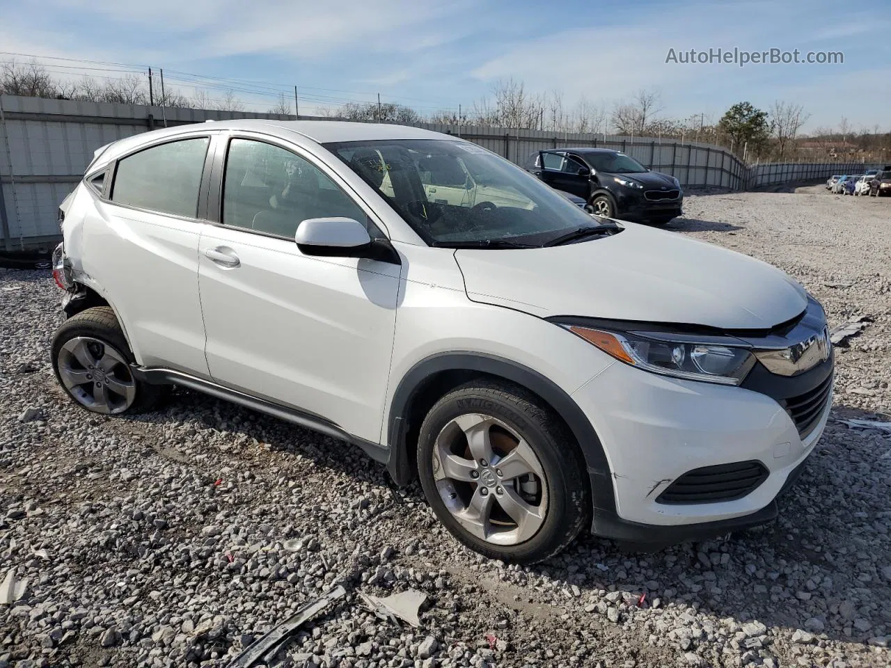 2021 Honda Hr-v Lx White vin: 3CZRU6H33MM756870