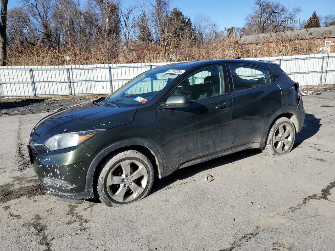 2016 Honda Hr-v Lx Зеленый vin: 3CZRU6H34GM711313