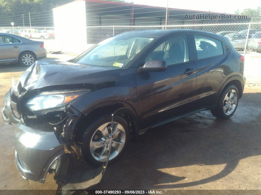 2016 Honda Hr-v Lx Black vin: 3CZRU6H34GM756834