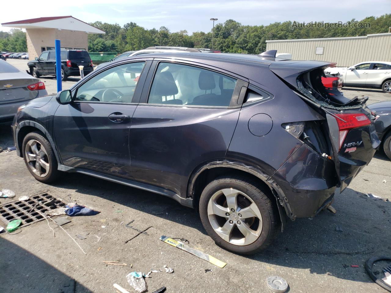 2017 Honda Hr-v Lx Charcoal vin: 3CZRU6H34HM714164