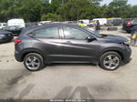 2018 Honda Hr-v Lx Gray vin: 3CZRU6H34JG721197