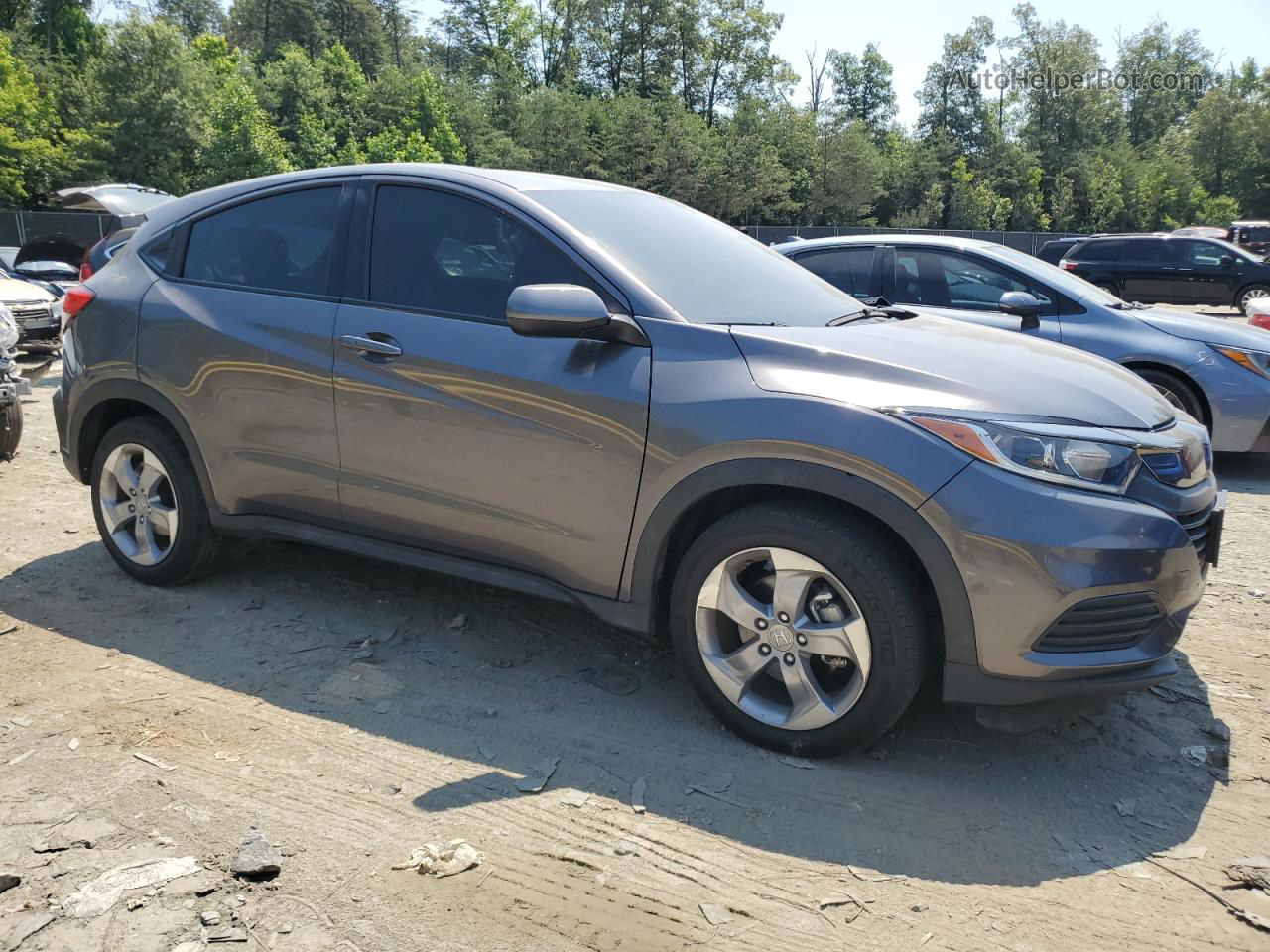 2019 Honda Hr-v Lx Gray vin: 3CZRU6H34KG711948