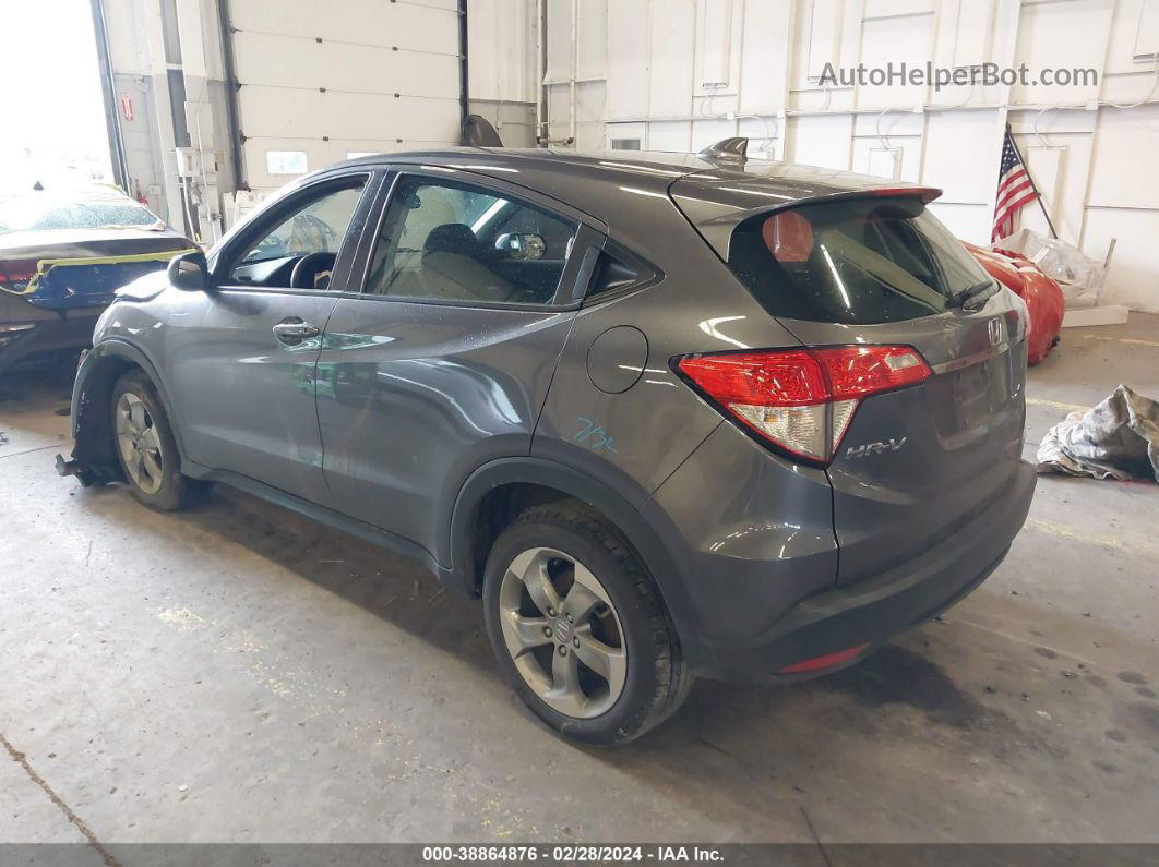 2019 Honda Hr-v Lx Gray vin: 3CZRU6H34KG713179