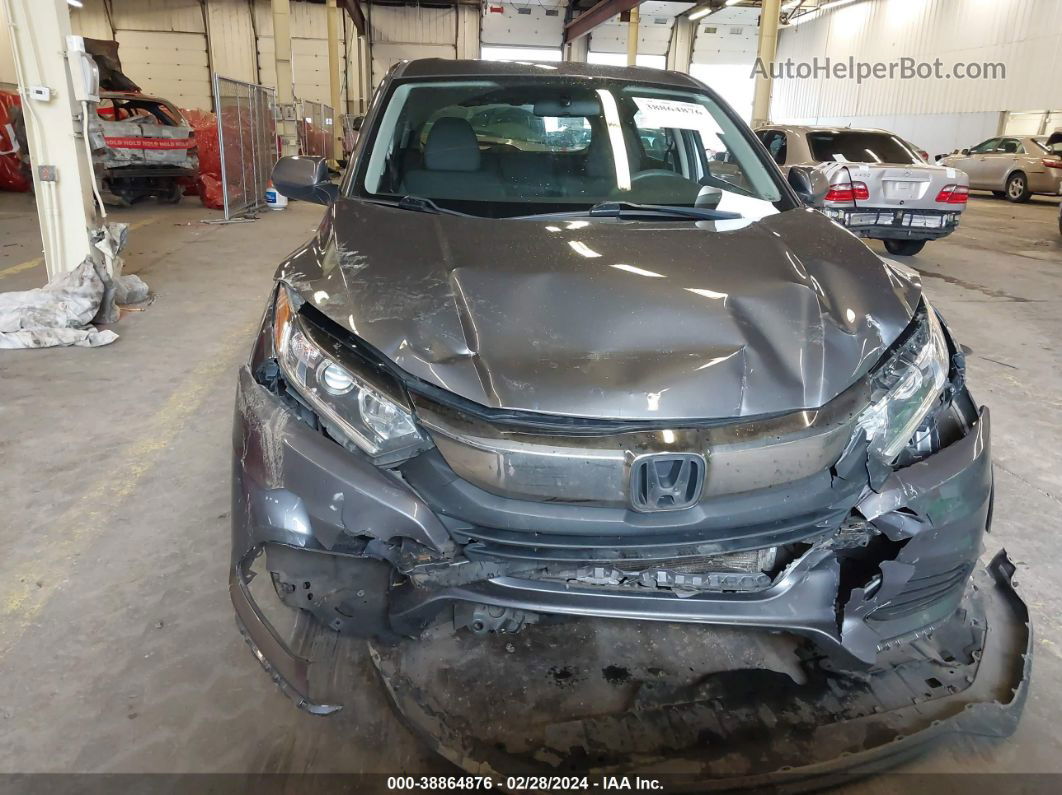 2019 Honda Hr-v Lx Gray vin: 3CZRU6H34KG713179