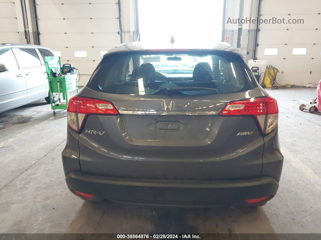 2019 Honda Hr-v Lx Gray vin: 3CZRU6H34KG713179