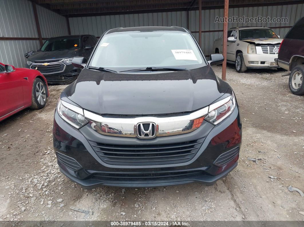 2019 Honda Hr-v Lx Black vin: 3CZRU6H34KG721444