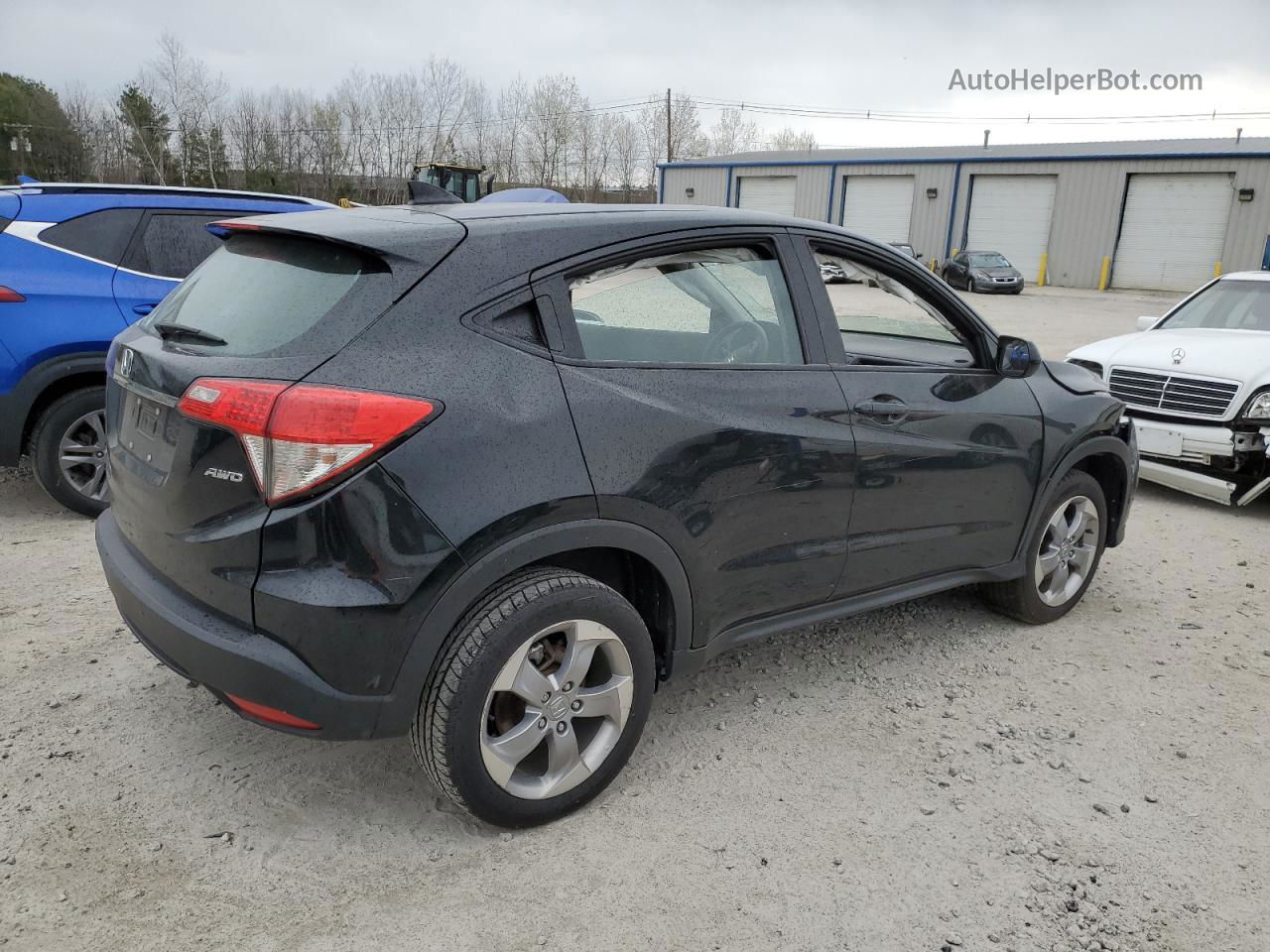 2019 Honda Hr-v Lx Black vin: 3CZRU6H34KG725428