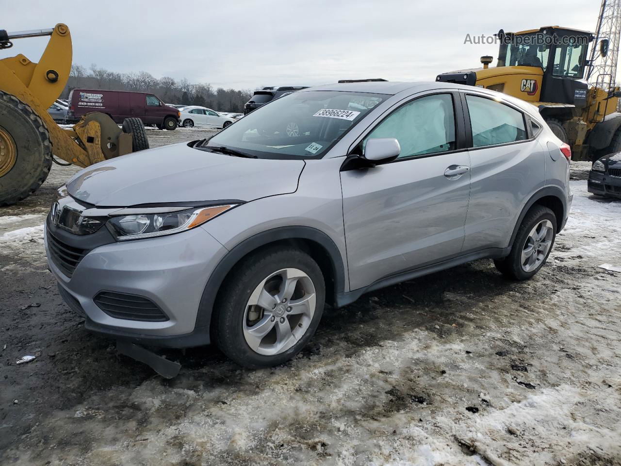 2019 Honda Hr-v Lx Silver vin: 3CZRU6H34KG732248