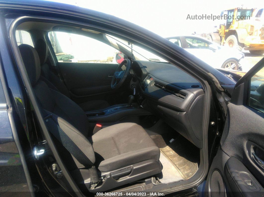 2021 Honda Hr-v Lx Black vin: 3CZRU6H34MM729130