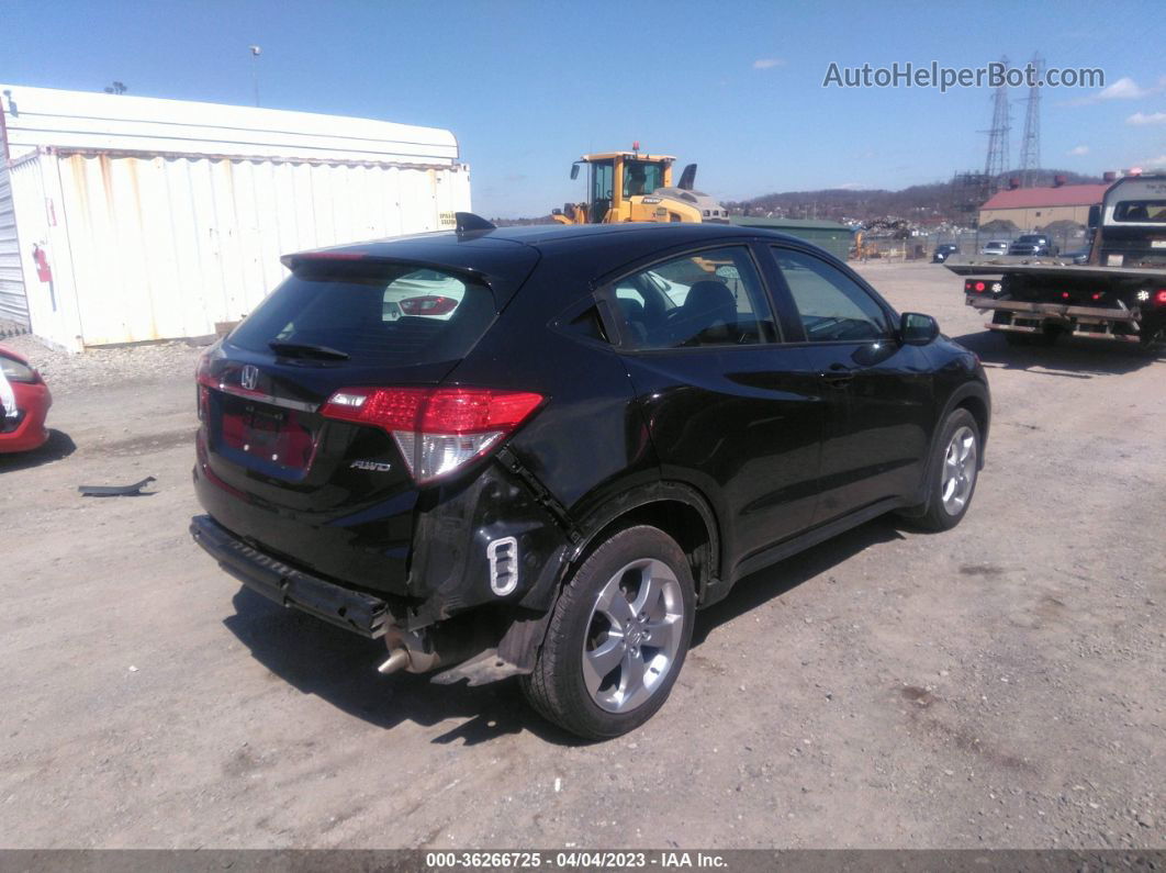 2021 Honda Hr-v Lx Black vin: 3CZRU6H34MM729130