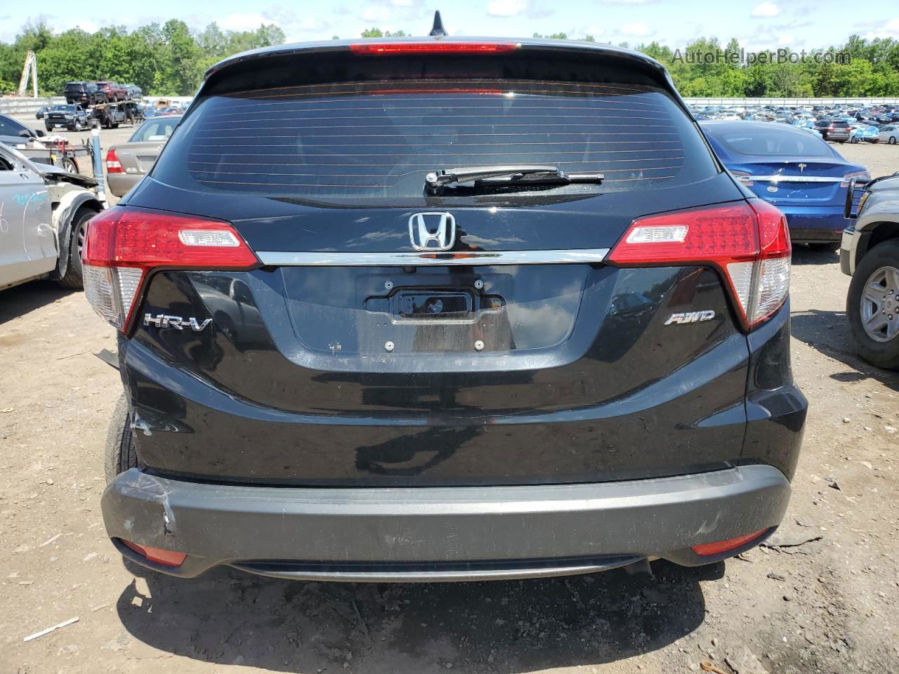 2021 Honda Hr-v Lx Black vin: 3CZRU6H34MM747983