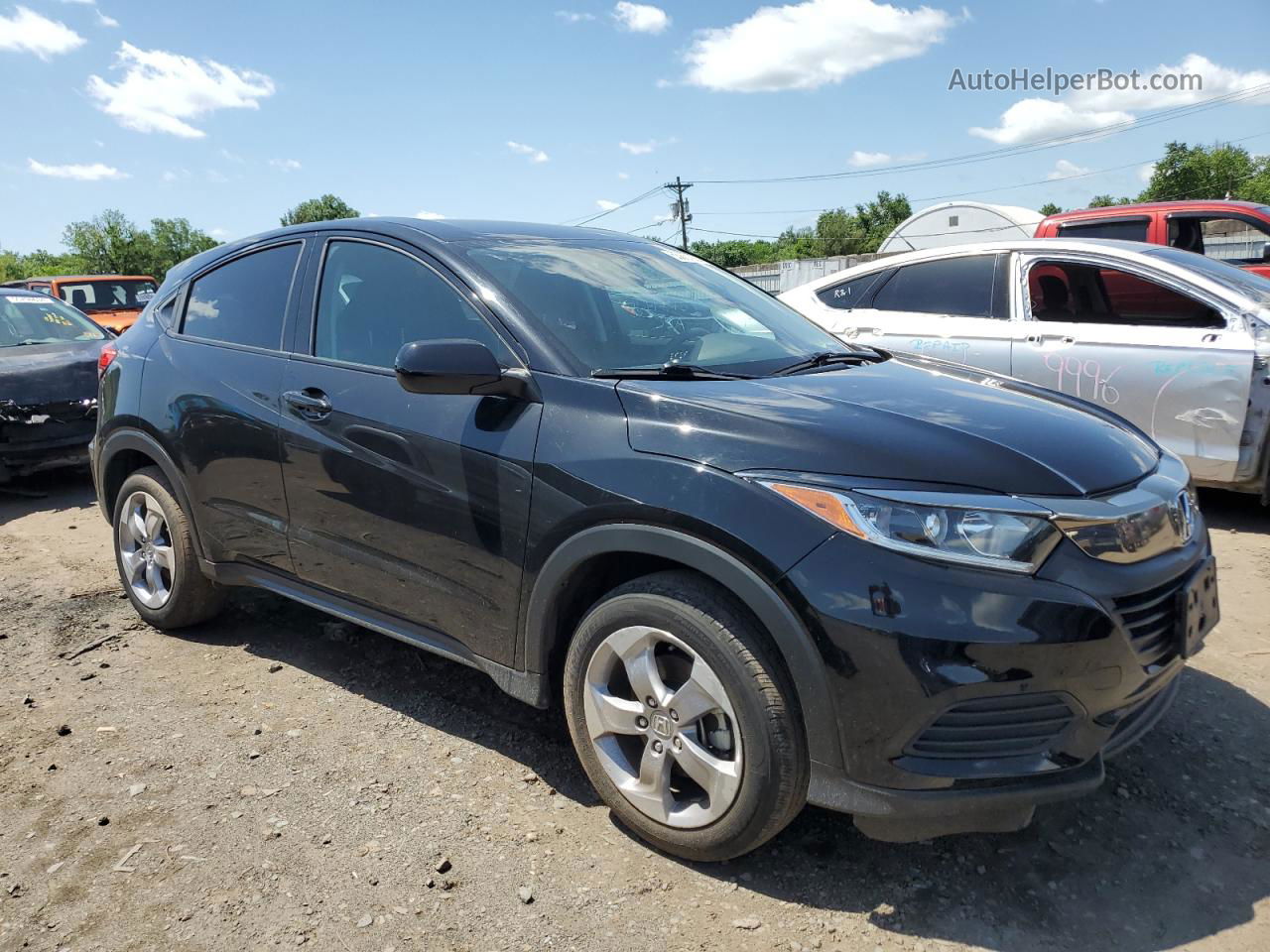 2021 Honda Hr-v Lx Black vin: 3CZRU6H34MM747983