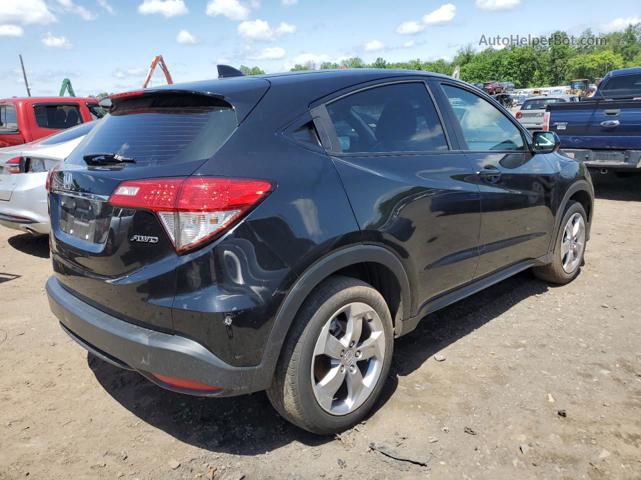 2021 Honda Hr-v Lx Черный vin: 3CZRU6H34MM747983