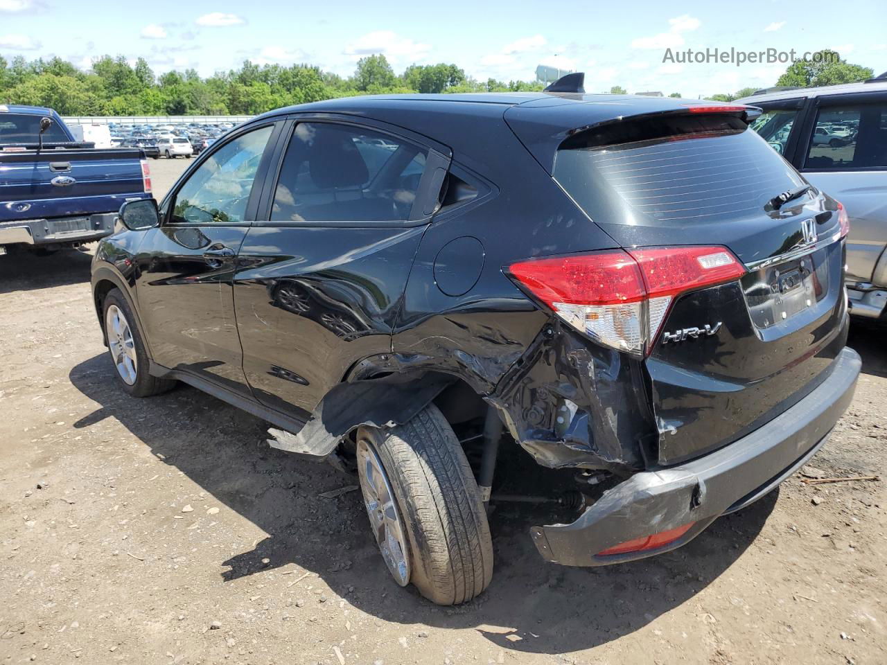 2021 Honda Hr-v Lx Черный vin: 3CZRU6H34MM747983