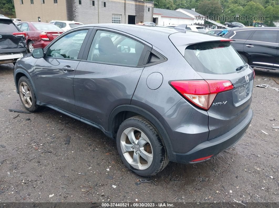 2016 Honda Hr-v Lx Gray vin: 3CZRU6H35GM722661