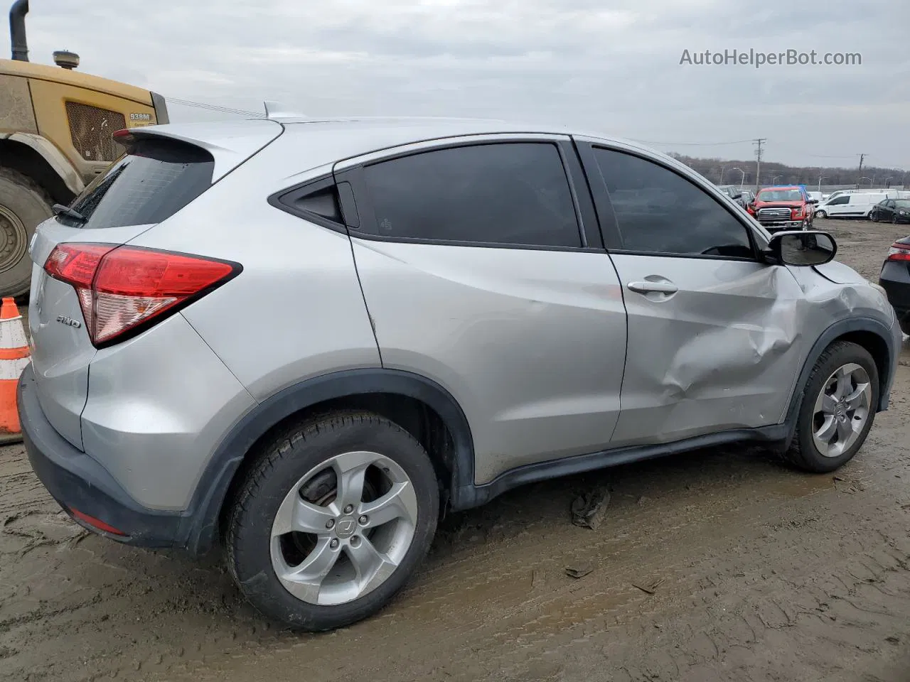 2016 Honda Hr-v Lx Silver vin: 3CZRU6H35GM729402