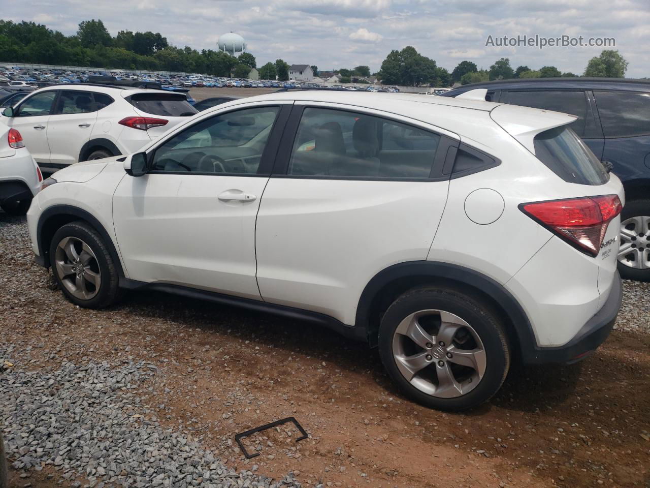 2017 Honda Hr-v Lx White vin: 3CZRU6H35HM726744