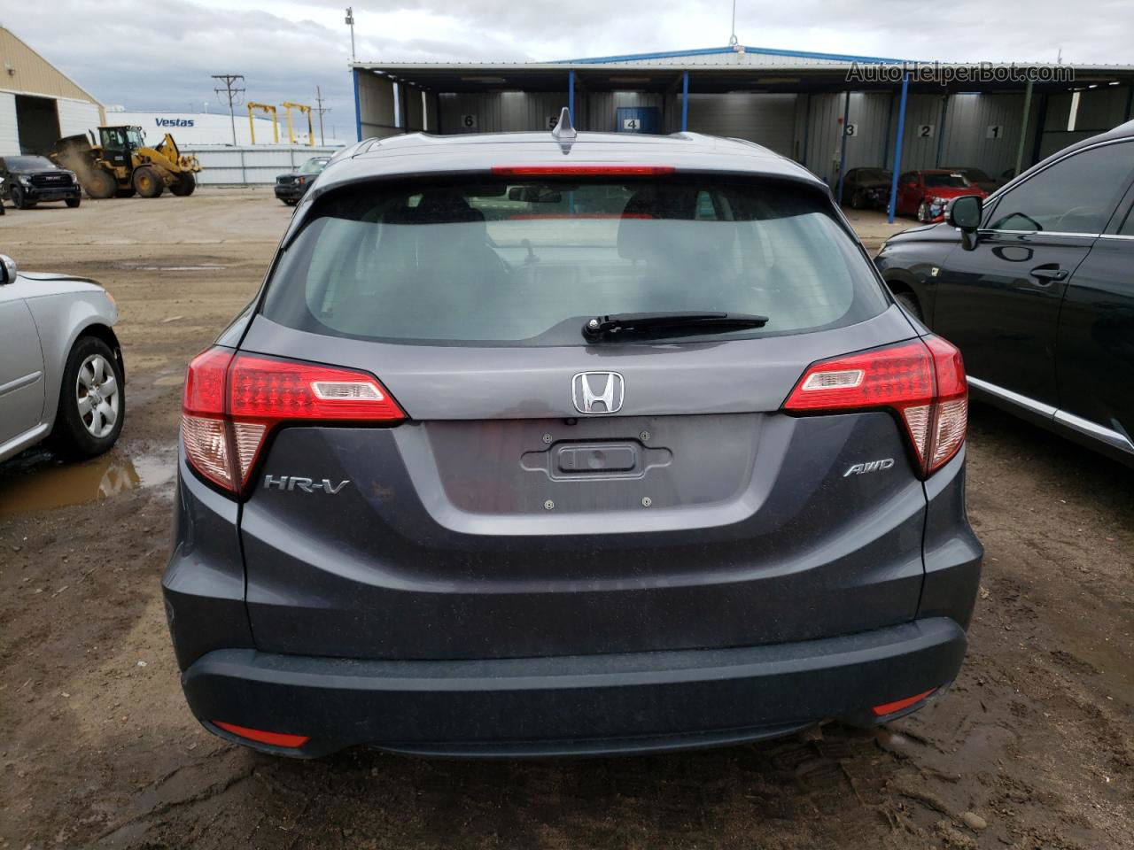 2018 Honda Hr-v Lx Gray vin: 3CZRU6H35JG706353