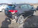 2018 Honda Hr-v Lx Black vin: 3CZRU6H35JM712459