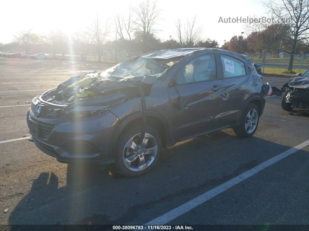 2019 Honda Hr-v Lx Gray vin: 3CZRU6H35KG717774