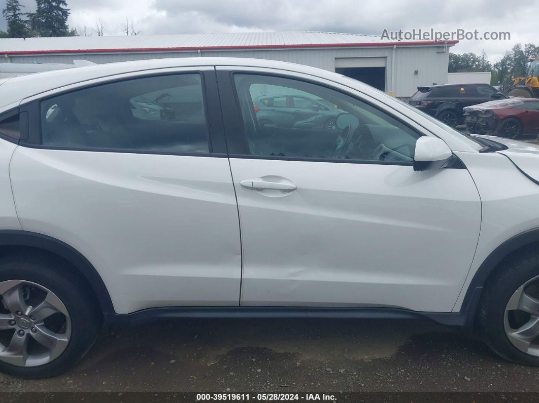2019 Honda Hr-v Lx White vin: 3CZRU6H35KM718893