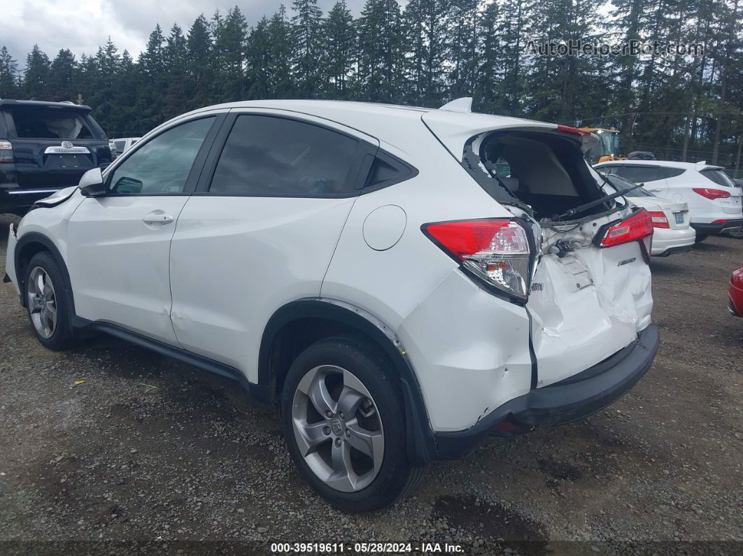 2019 Honda Hr-v Lx White vin: 3CZRU6H35KM718893