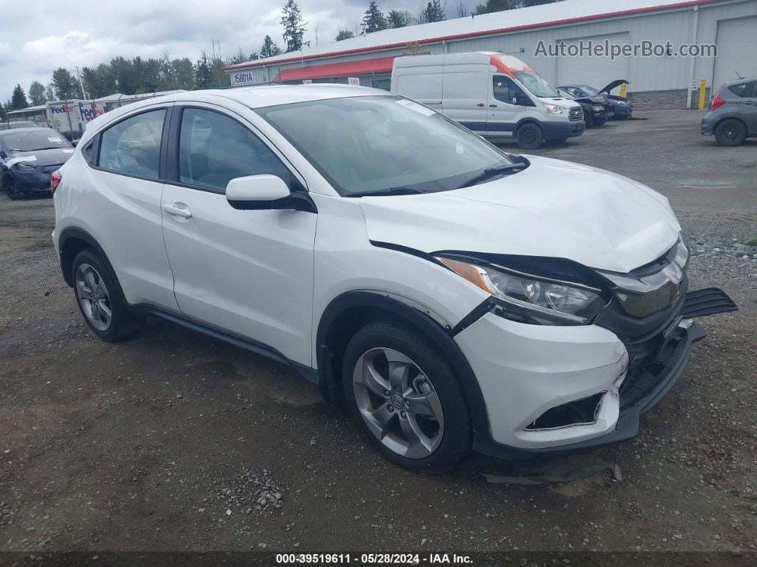 2019 Honda Hr-v Lx White vin: 3CZRU6H35KM718893