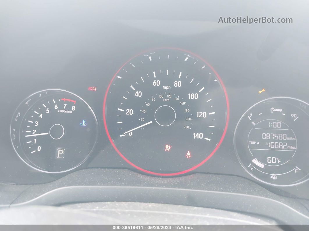 2019 Honda Hr-v Lx White vin: 3CZRU6H35KM718893