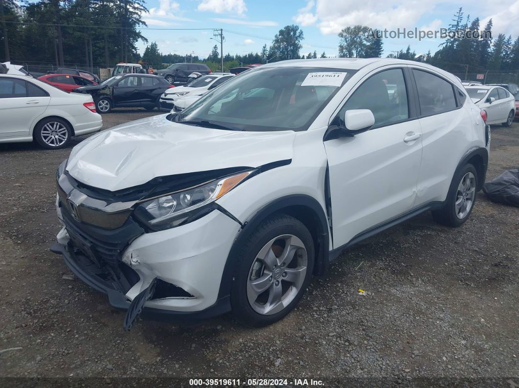 2019 Honda Hr-v Lx White vin: 3CZRU6H35KM718893