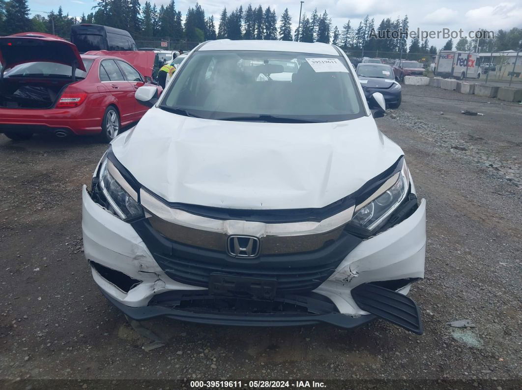 2019 Honda Hr-v Lx White vin: 3CZRU6H35KM718893