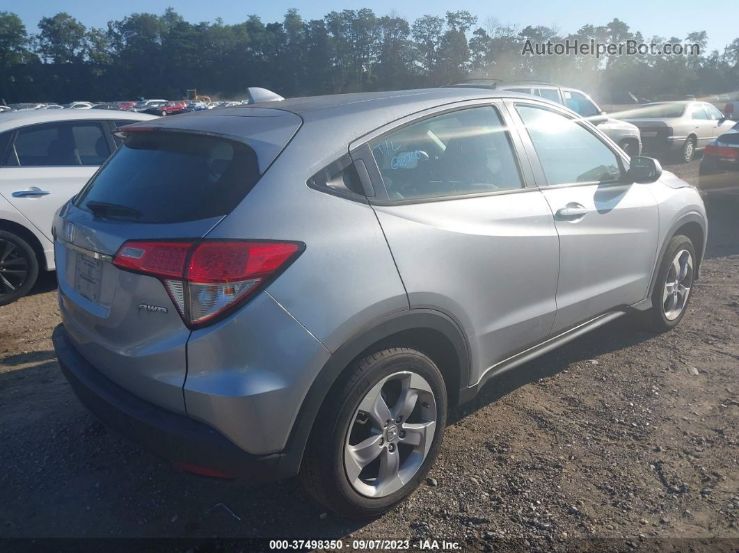 2021 Honda Hr-v Awd Lx Silver vin: 3CZRU6H35MM729234